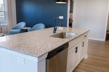 Large kitchen island